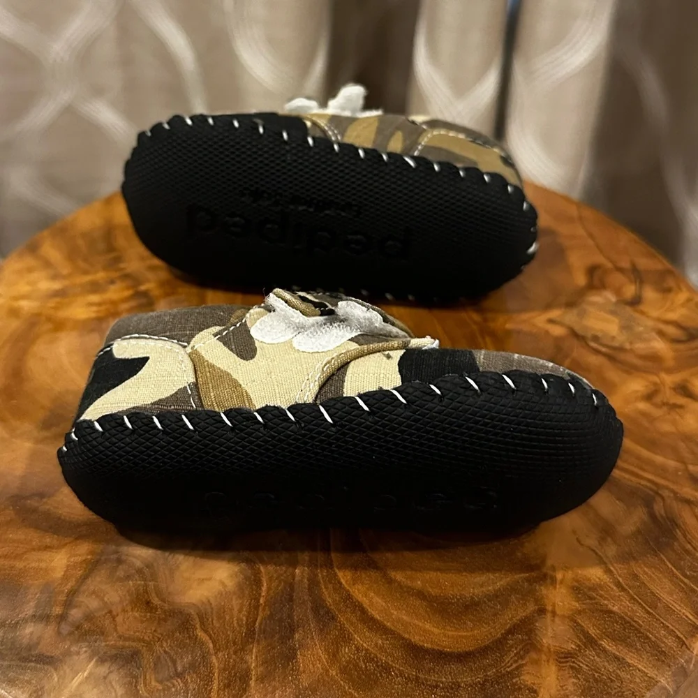 Pediped Camouflage Baby Shoes Size 12-18 Months